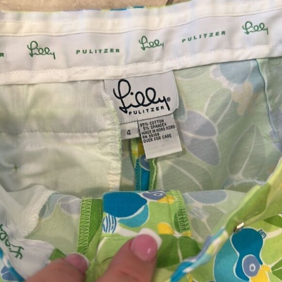 Lilly Pulitzer white label vintage pants size 4 - Picture 2 of 4